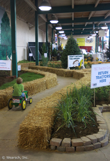 Little John Deer tractors for 'lil dudes to cruise on.